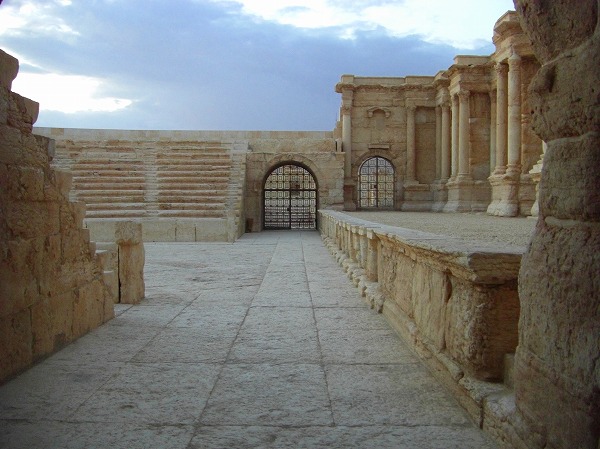 パルミラの円形劇場（Theatre）：ヨルダン・シリア写真画像集