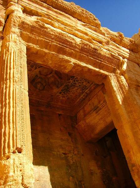 ベル神殿内の祭壇：ヨルダン・シリア写真画像集