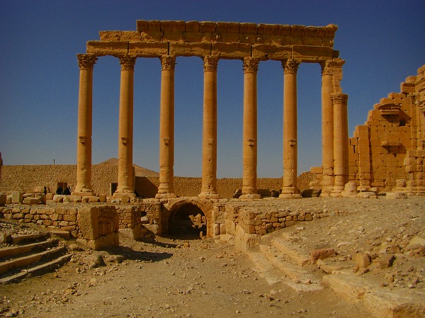 ベル神殿内の犠牲祭壇（Altar）：ヨルダン・シリア写真画像集