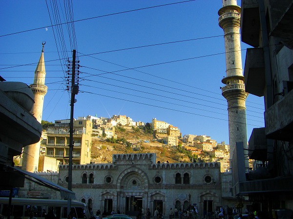 アンマン市内のモスク：ヨルダン・シリア写真画像集
