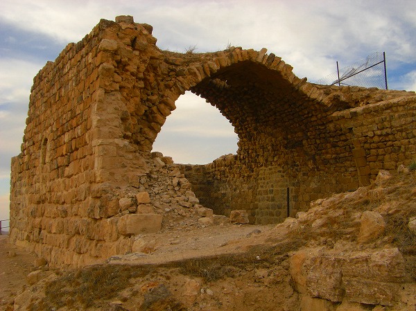カラク城内、「領主の部屋」？かどうか不明ですが：ヨルダン・シリア写真画像集