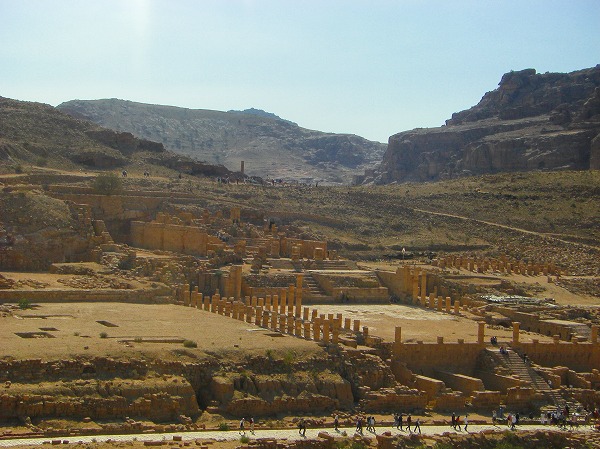 ペトラ遺跡の大寺院跡